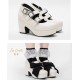 Iris Corolla Customize B Three-Buckle Chunky Platform Shoes(Reservation/3 Colours/Full Payment Without Shipping)